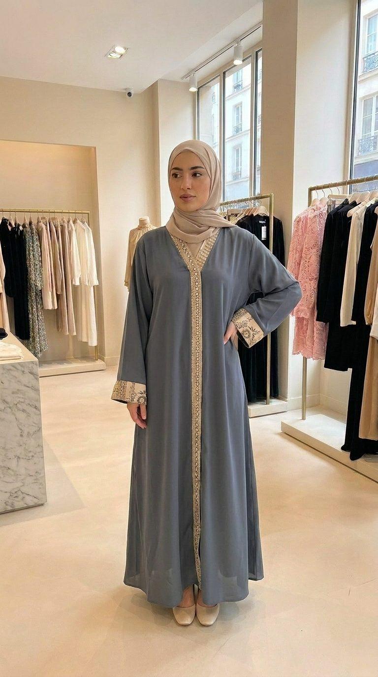 Abaya Élégance Brodée