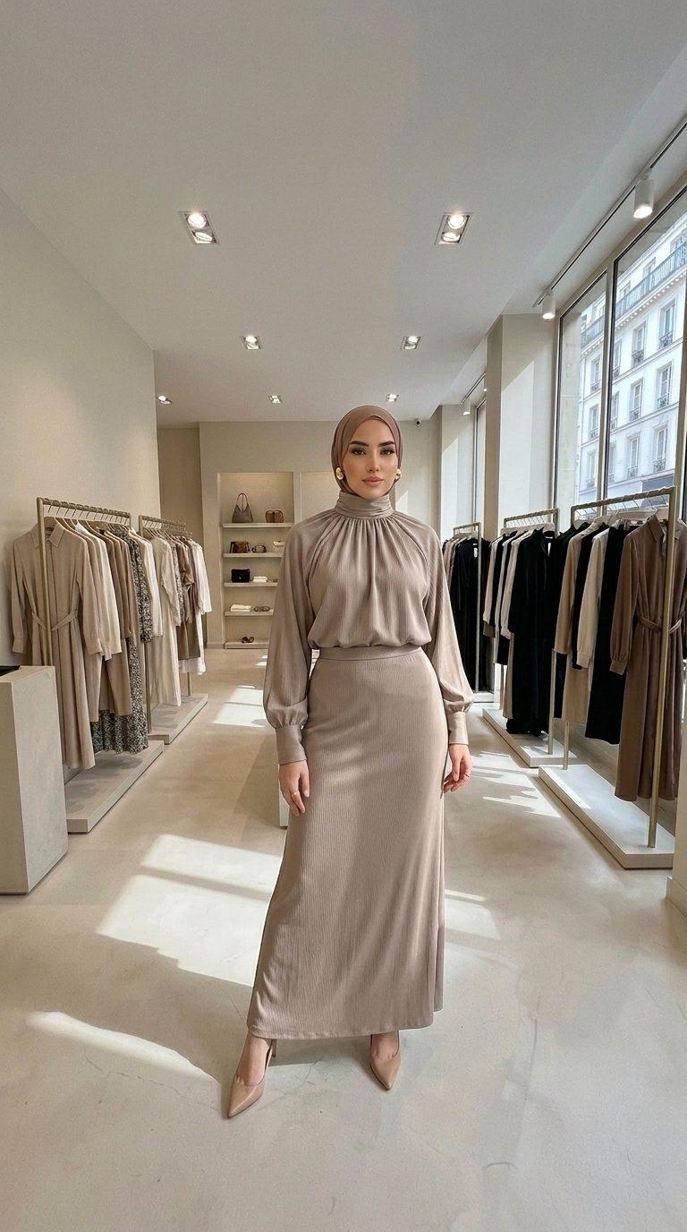 Robe Élégance Plissée