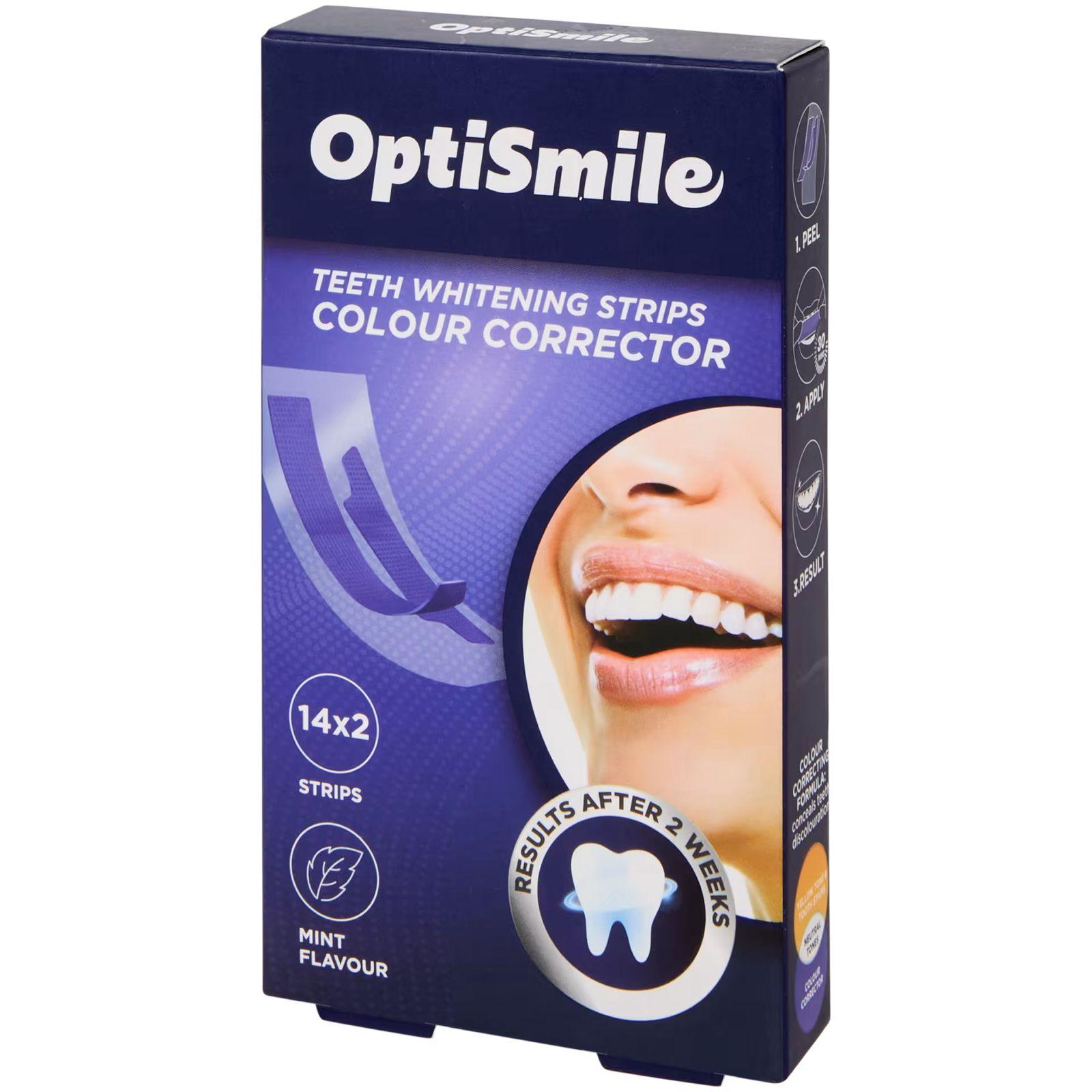 Bandes de blanchiment dentaire OptiSmile COLOUR CORRECTOR
