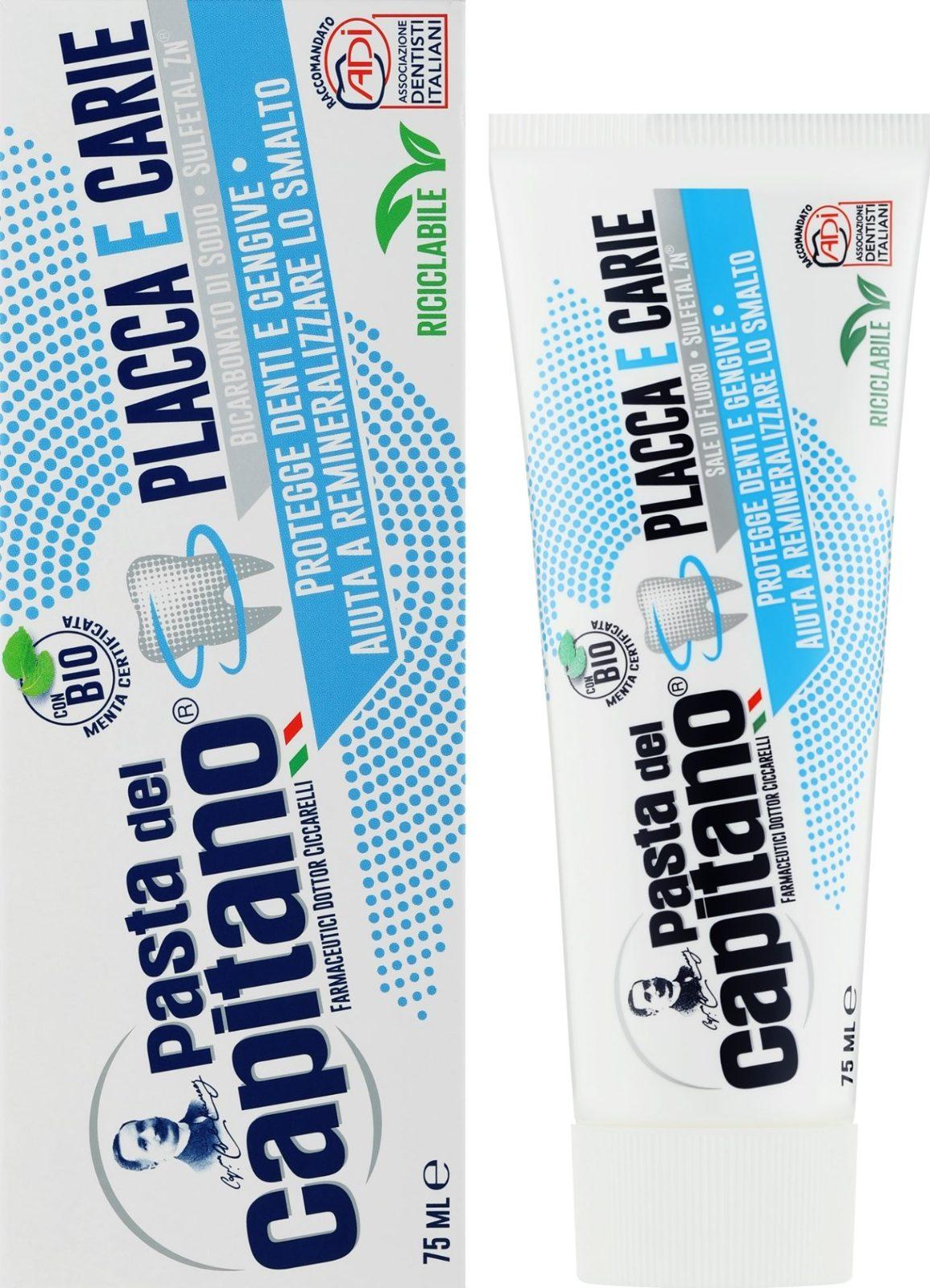 Pasta del Capitano Dentifricio Placca E Carie 75 ml